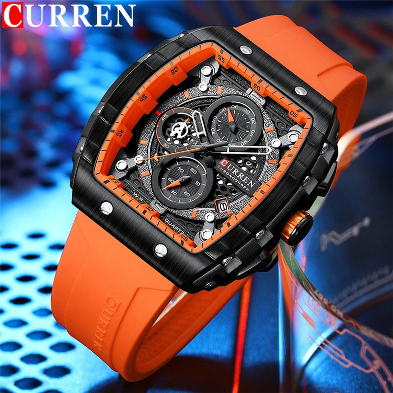 Curren 8442 Chronograph Orange