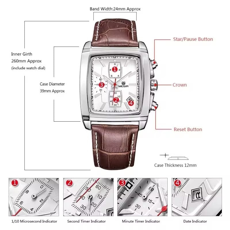 Megir 2028 Chronograph