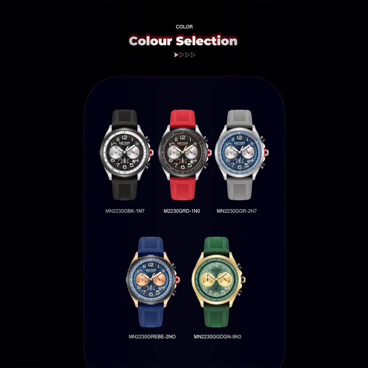 Megir 2230G Chronograph