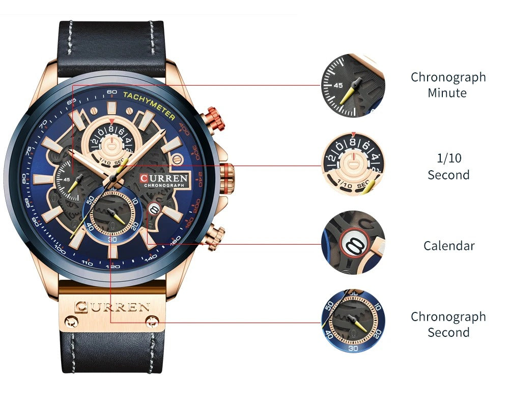 Curren 8380 Chronograph