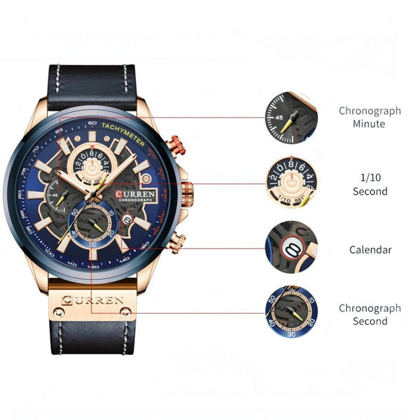 Curren 8380 Chronograph