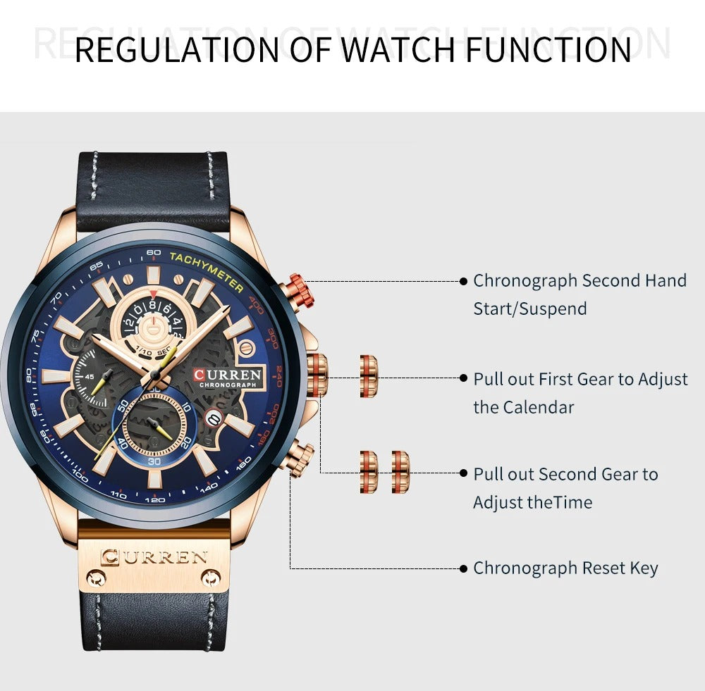 Curren 8380 Chronograph