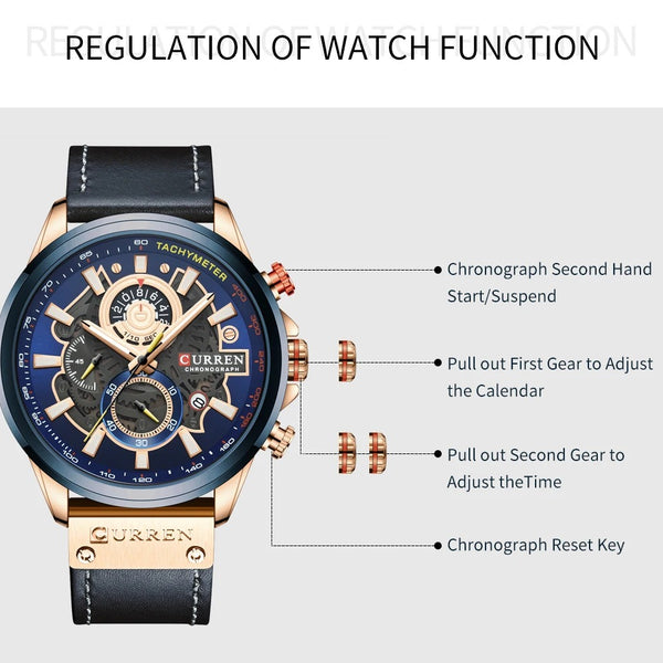 Curren 8380 Chronograph