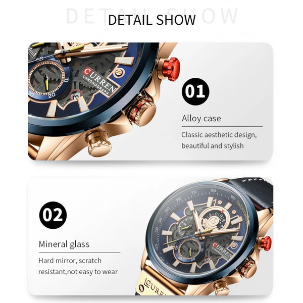 Curren 8380 Chronograph