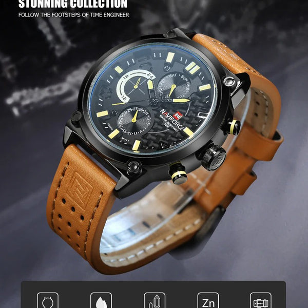 Naviforce 9068 Leather