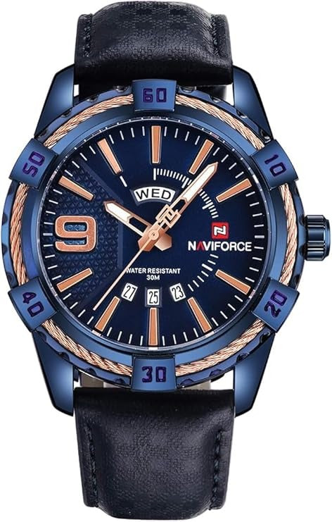 Naviforce 9117L Leather Strap
