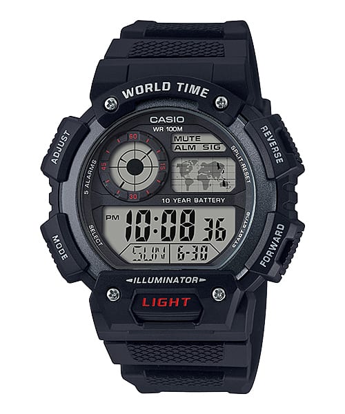 CASIO AE-1400 World Time Digital