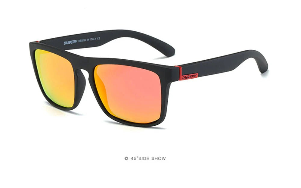 Dubery D731 Polarized Black Red