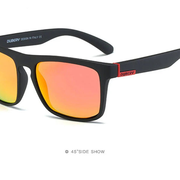 Dubery D731 Polarized Black Red
