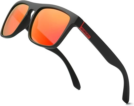 Dubery D731 Polarized Black Red