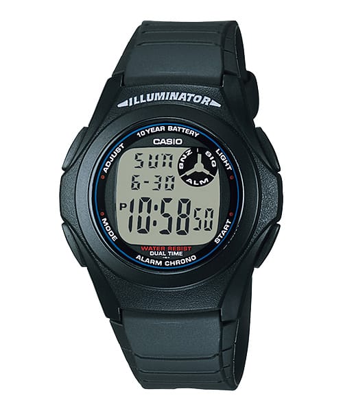 CASIO F-200W Standard Digital Round