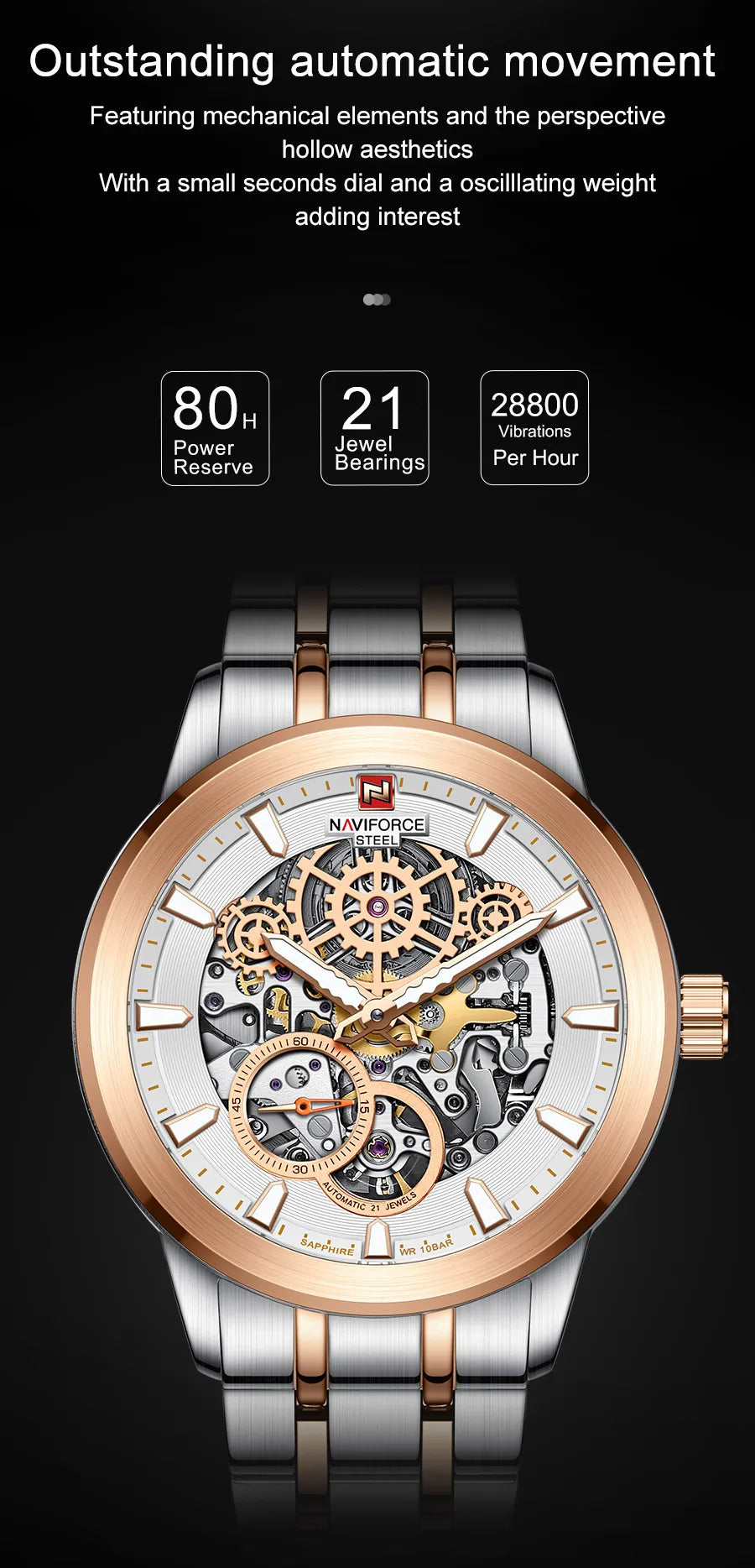 Naviforce hot sale watch automatic