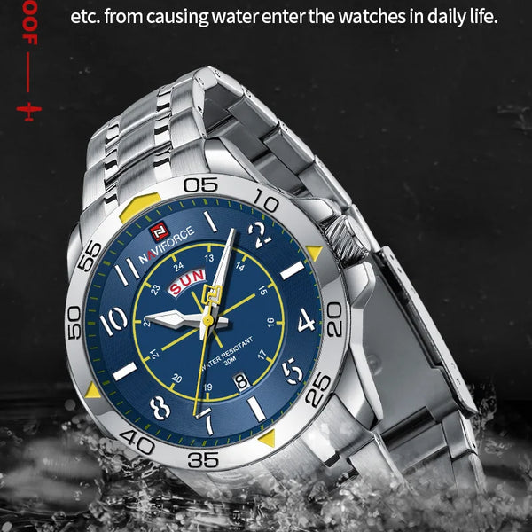 Naviforce 9204S + Nylon Strap