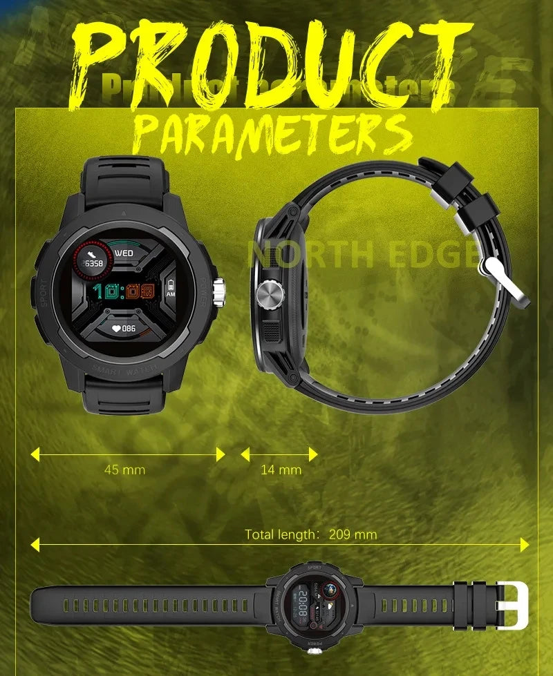 North Edge - Mars 2 Smart Watch – Statement Watches