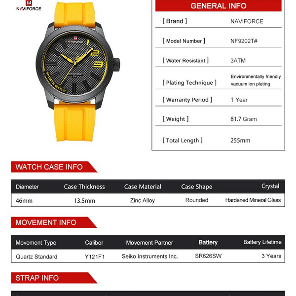 Naviforce 9202T