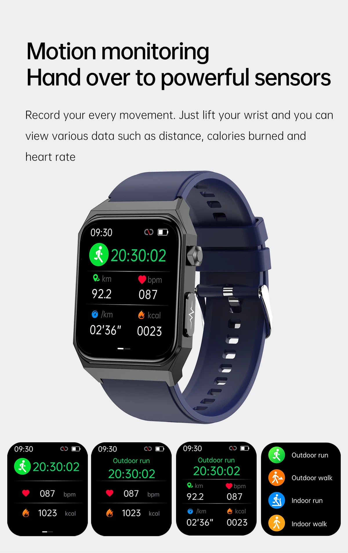 North Edge E530 Smart Watch Statement Watches