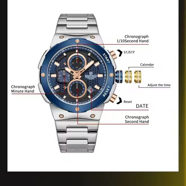 Naviforce 8072 Chronograph