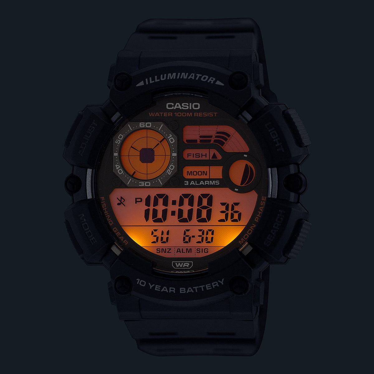 CASIO WS-1500H Digital Fishing