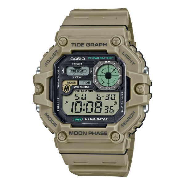 CASIO WS-1700H Digital Tide Graph