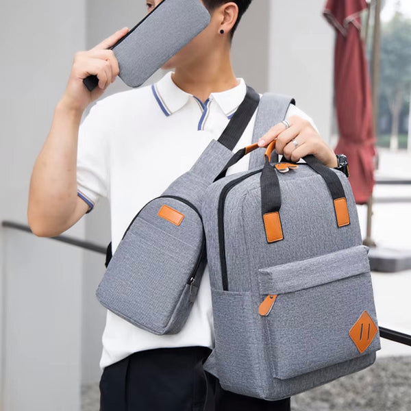 3 Piece Laptop Backpack