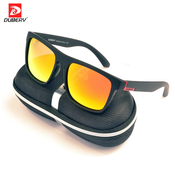 Dubery D731 Polarized Black Red