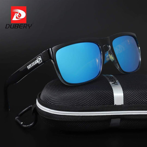 Dubery D730 Polarized Black/Blue - Statement Watches