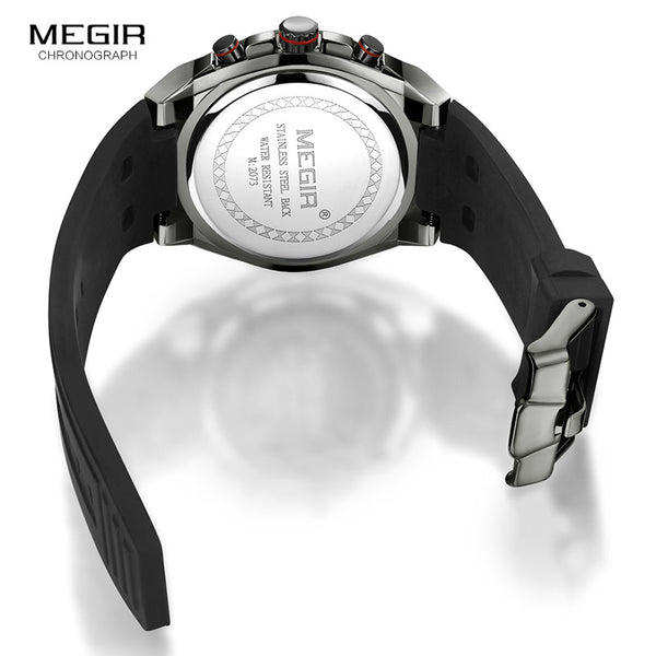 Megir 2073 Chronograph Black