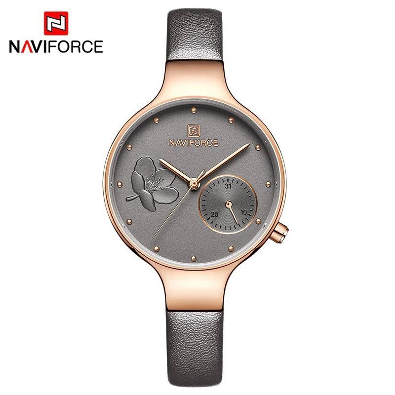 Naviforce SW5001 - Rose Gold Grey - Statement Watches