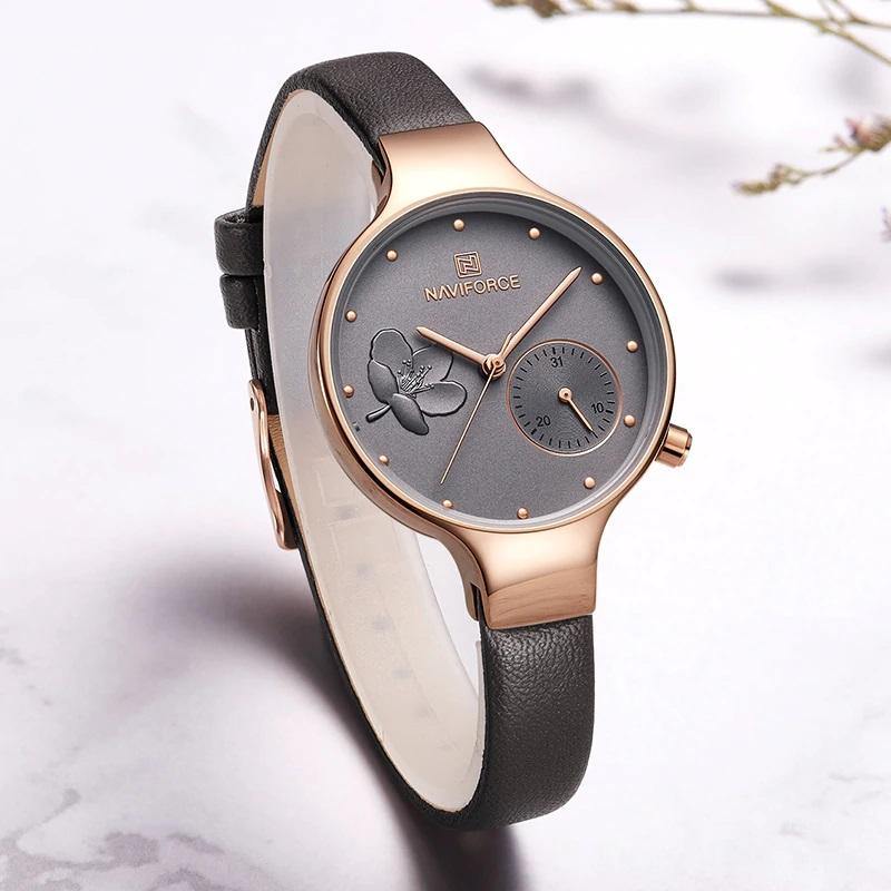 Naviforce SW5001 - Rose Gold Grey - Statement Watches