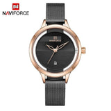 Naviforce SW5014 - Rose Gold Black - Statement Watches