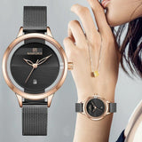 Naviforce SW5014 - Rose Gold Black - Statement Watches