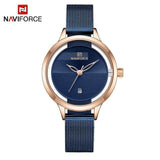 Naviforce SW5014 - Rose Gold Blue - Statement Watches