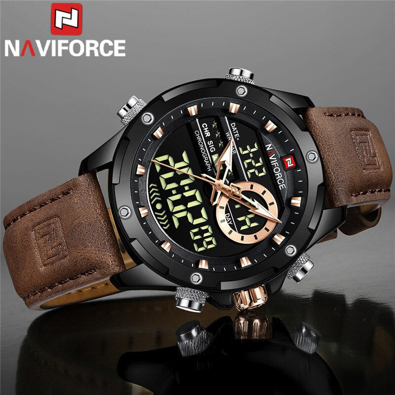 Naviforce 9208 Brown