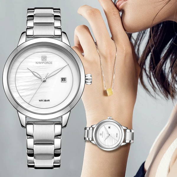 Naviforce SW5008 - Silver - Statement Watches